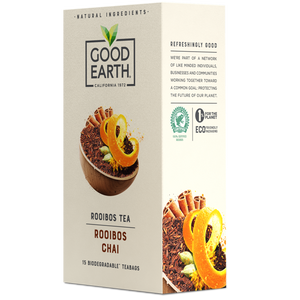 Good Earth Rooibos Chai Tea Bags Right Side of Package