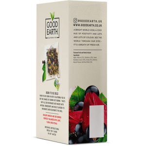 Good Earth Hibiscus, Rose & Sweet Berries Tea Bags Left Side Package View